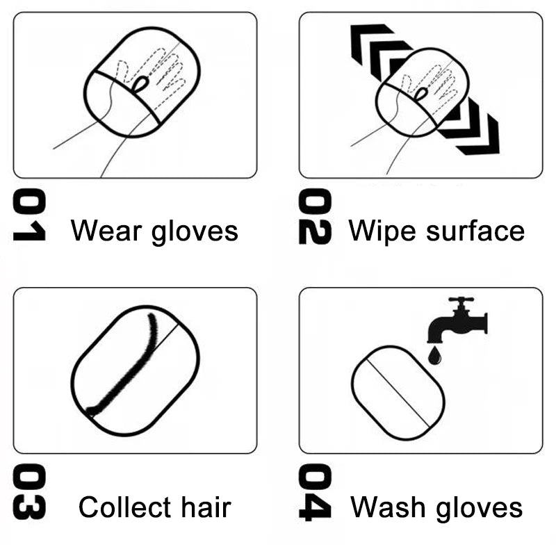 Pet Hair Removal Gloves for Dogs