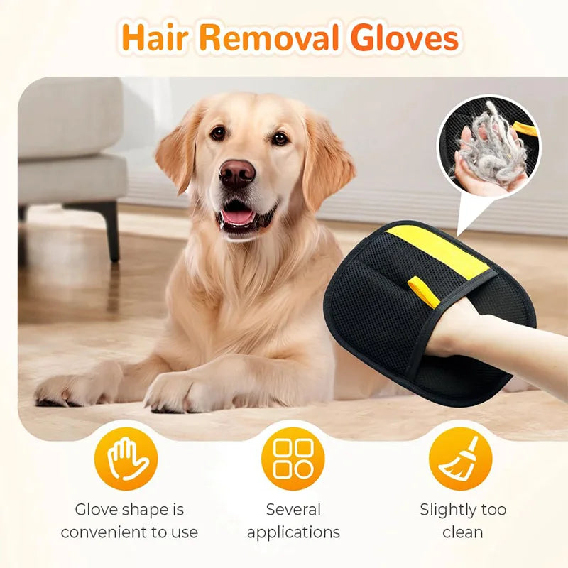 Pet Hair Removal Gloves for Dogs